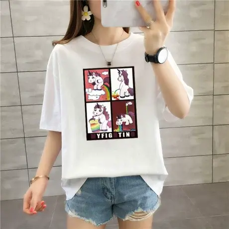 15夏装16少女装12初中高中纯棉14短袖13t桖18岁女孩T恤20上衣服17商品大图