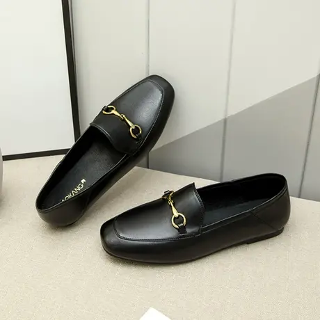 【粉丝福利】奥康女乐福鞋凉鞋拖鞋女鞋单鞋皮鞋罗马凉鞋仙女露趾商品大图