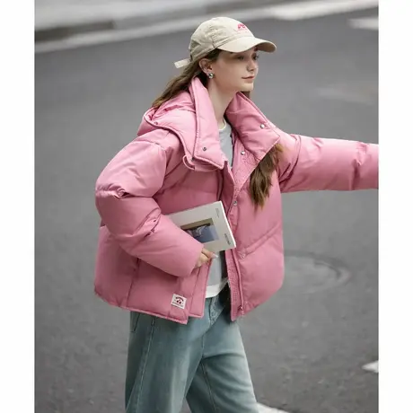 唐狮秋冬羽绒服女士女外套女连帽短羽绒服高级感减龄少女TUTA商品大图
