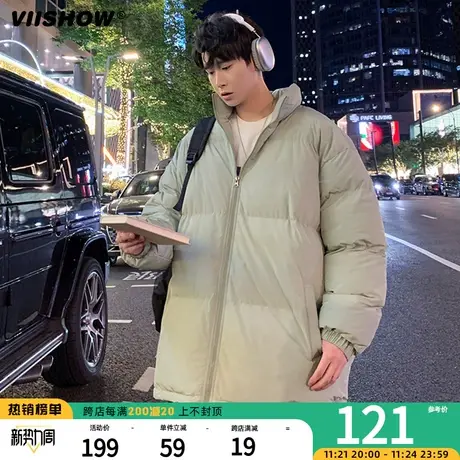 VIISHOW棉衣男冬季2023短款宽松立领加厚棉服休闲oversize外套潮商品大图