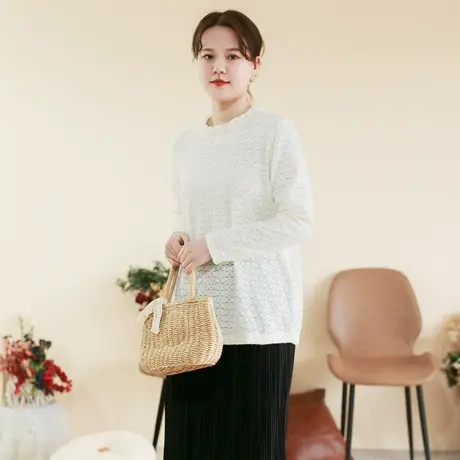 【买一送一】秋新品复古微弹半高领打底衫大码洋气百搭上衣女图片