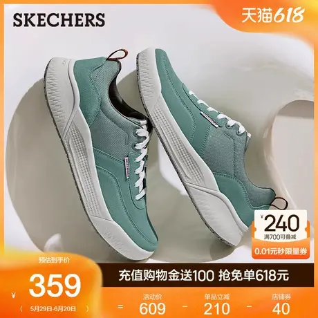 Skechers斯凯奇2025新款夏季男鞋时尚百搭板鞋软底舒适运动休闲鞋商品大图
