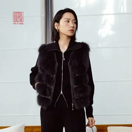 [重磅限量]EP雅莹高端系列 狐狸毛皮草马甲 秋冬商场同款Q001A图片