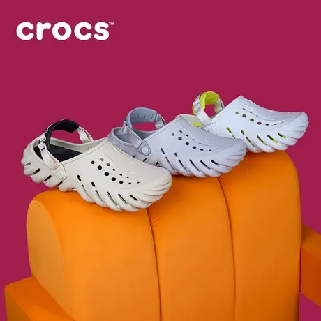 Crocs卡骆驰波波洞洞鞋沙滩鞋男外穿拖鞋女凉鞋|207937图片