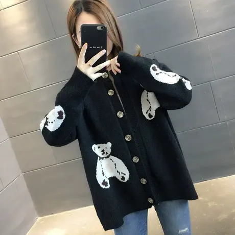 毛衣2024年新款女装春秋季春款春装女士针织开衫宽松百搭外穿爆款商品大图