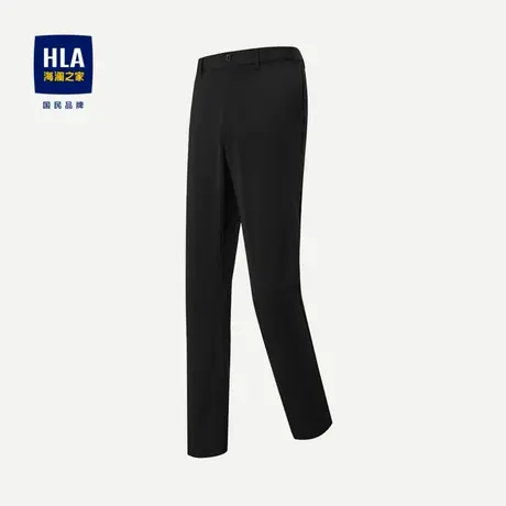 HLA/海澜之家六维弹力休闲裤2024春夏新款柔软弹力松紧腰裤子男图片