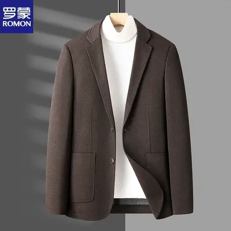罗蒙2024春秋款男士西服单件中青年西装男商务休闲外套男上衣图片