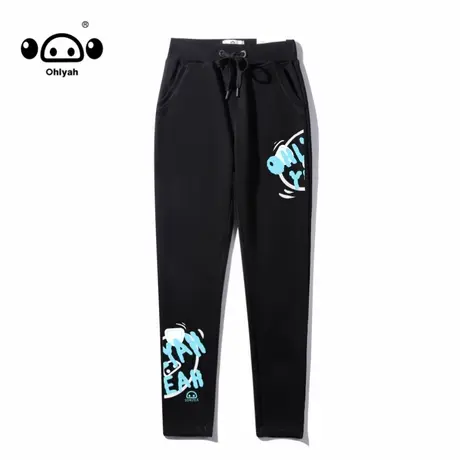 2023新款春秋男女时尚同款潮牌运动裤纯棉宽松直筒显瘦休闲卫裤商品大图