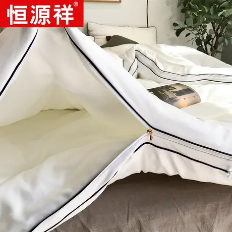 恒源祥A类抗菌被子被芯二合一拉链子母被冬被加厚保暖棉被秋冬被图片