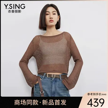 【商场同款】Y.SING衣香丽影2025年夏套头衫150429002商品大图