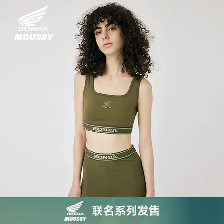 【HONDA】MOUSSY 2025夏季新品LOGO边带胸垫背心女010ISL01-5941图片