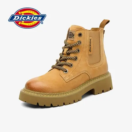 Dickies男鞋2024年秋冬新款切尔西靴加绒保暖短靴大黄马丁靴子男图片