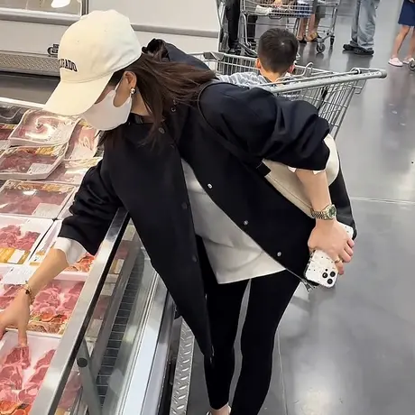 连帽中长款工装风衣外套女2025秋新款韩系爆款高级感宽松休闲大衣商品大图