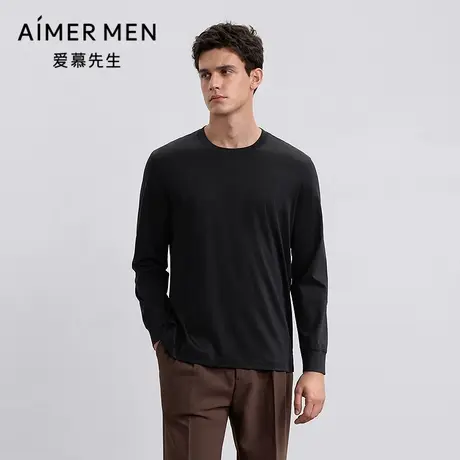 爱慕先生25秋冬先生暖搭-智选tee保暖男棉小高领套头长袖NS72M931商品大图