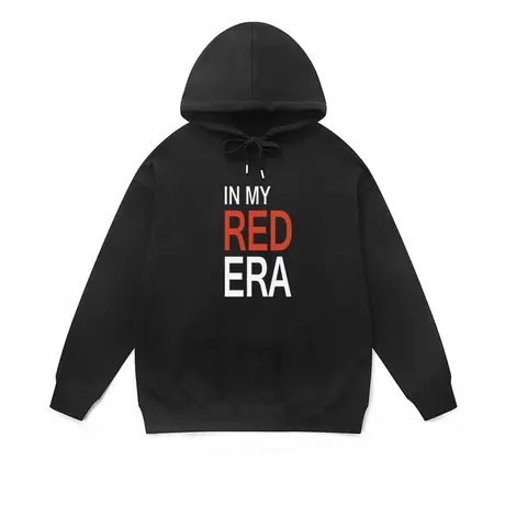 美式复古圆领撞色卫衣休闲经典款字母印花2023新款盐系外套纯棉秋商品大图