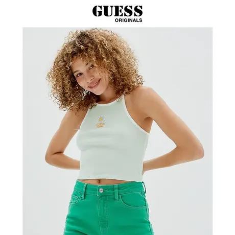 【38上新周】GUESS Originals女士印花刺绣休闲背心商品大图