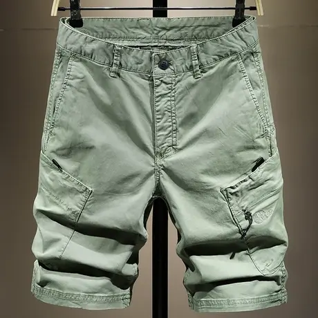 夏季新款潮流时尚工装休闲短裤男韩版宽松潮牌五分裤男中裤学生款商品大图