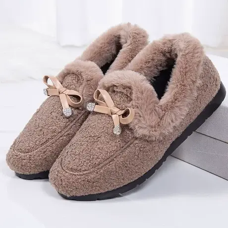 冬天鞋子女加绒冬季女鞋老北京棉鞋女新款女士休闲中老年二棉布鞋商品大图