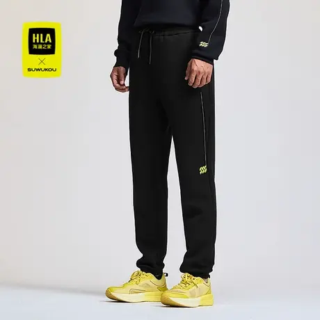 HLA/海澜之家运动sportsday卫裤24秋新款SUWUKOU联名窄脚休闲裤男商品大图