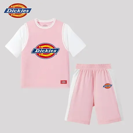 Dickies童装女童套装儿童夏季美式篮球服女孩夏季速干两件套潮男A商品大图