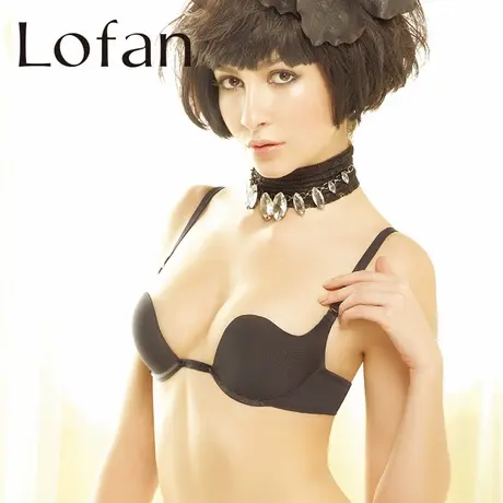Lofanstar cup性感明星杯进口光面无痕晚宴软钢圈文胸内衣5072商品大图
