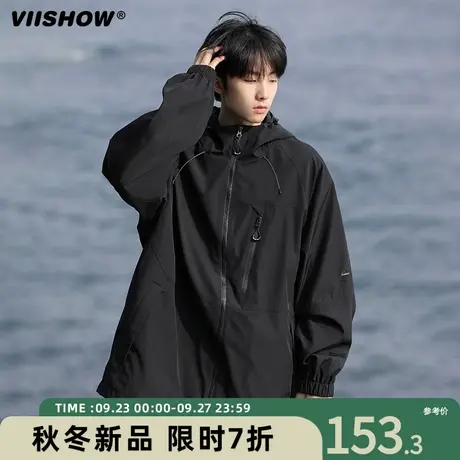 VIISHOW机能冲锋夹克春秋美式季三防宽松潮牌工装运动夹克外套男商品大图