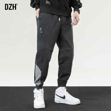 男士秋季宽松牛仔裤男潮牌春夏款男裤束脚裤子2023新款休闲裤长裤商品大图