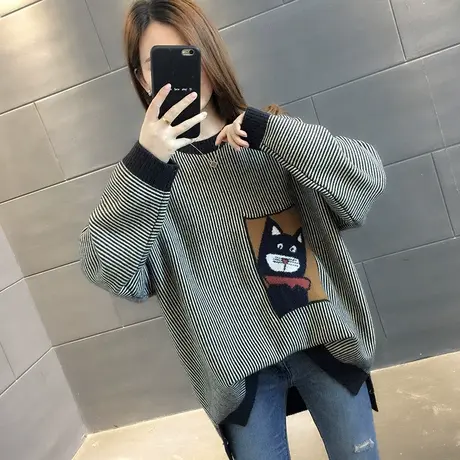 毛衣女装2023年新款秋冬季女士秋款秋装宽松外穿上衣服打底衫洋气图片