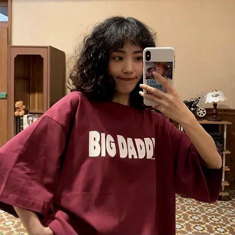 ins超火短袖t恤女夏韩版潮学生宽松原宿bf风纯棉半袖打底小衫上衣商品大图