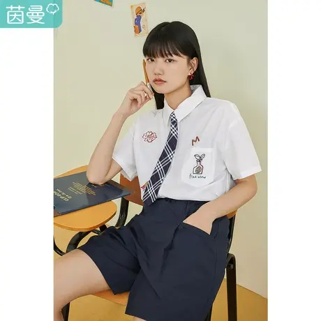 茵曼夏季法式小众很仙的上衣薄款高级温柔风港风设计感小众衬衫女图片