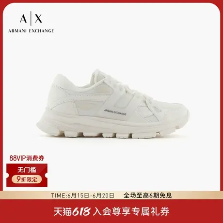 ARMANI EXCHANGE/阿玛尼2025夏季新款男士网面拼接系带休闲鞋官方商品大图