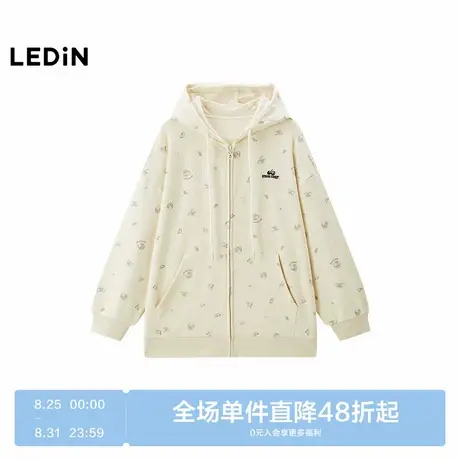 满印连帽外套商品大图
