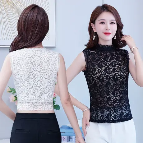 蕾丝打底衫女秋冬春时尚百搭休闲假衣领配卫衣毛衣减龄衬衣假领子图片