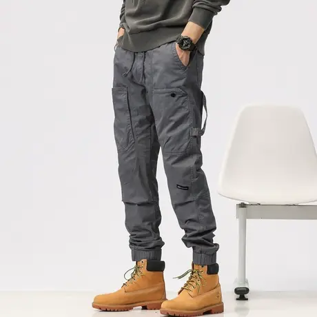 潮流工装裤男裤夏季薄款工装长裤百搭男士百搭长裤男夏薄款商品大图