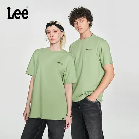 Lee24早春新品舒适版logo字母印花男女同款短袖T恤潮LUT0083354LE图片