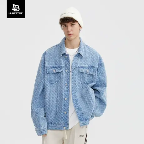 【k姐推荐】Lilbetter肌理牛仔外套2024新款春季水洗夹克商品大图