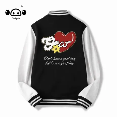 Ohlyah秋季纯棉棒球女衣服2022新款秋冬潮流百搭夹克春秋休闲外套商品大图