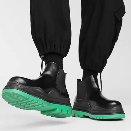 2022新款男士雨鞋时尚钓鱼水鞋厨房防滑鞋劳保雨靴户外防水鞋男款商品大图