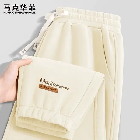 马克华菲美式休闲裤男宽松束脚裤春秋款男装长裤百搭运动裤子潮X图片