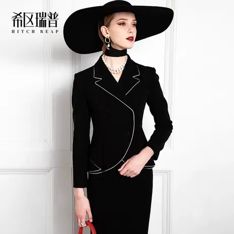 高端女总裁高管名媛气质职业套装女神范显瘦时尚西装正装2023春夏商品大图