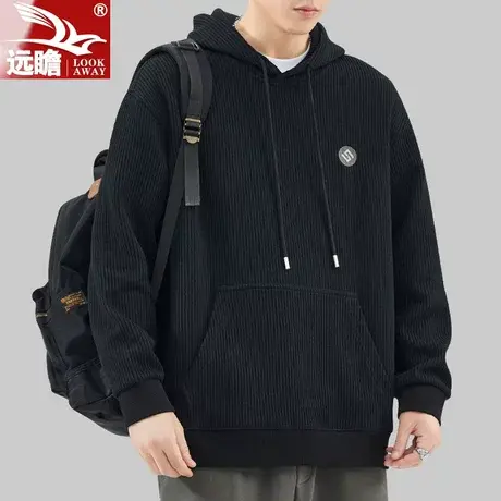 卫衣男士2023新款连帽宽松外套春秋季潮牌百搭休闲上衣长袖T恤男商品大图