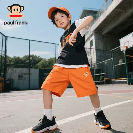 大嘴猴童装夏季透气儿童短裤新款帅气男童五分裤中大童夏款裤子商品大图