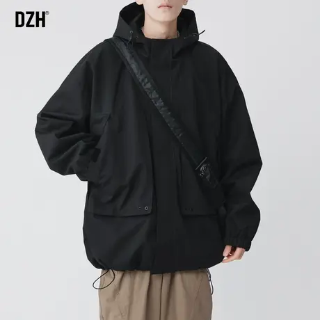 男士户外冲锋衣日系工装外套潮牌痞帅炸街男新款夹克登山服防风衣商品大图
