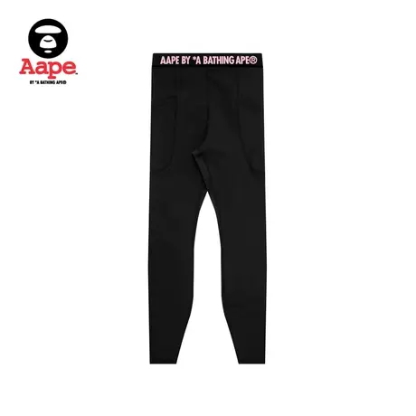 Aape旗舰店女装春夏纯色修身薄打底裤5173XXK商品大图