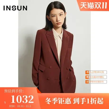 恩裳冬季简约流行轻商务职业舒适时尚大气干练女士西装商品大图