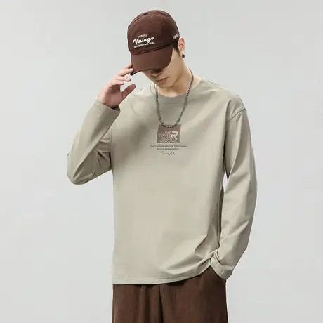 时尚潮牌秋季男士卫衣多色可选高档男士卫衣户外纯色时尚潮流卫衣图片