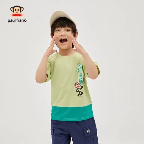 大嘴猴童装男童短袖t恤2023年夏季新品半袖中大儿童上衣体恤商品大图