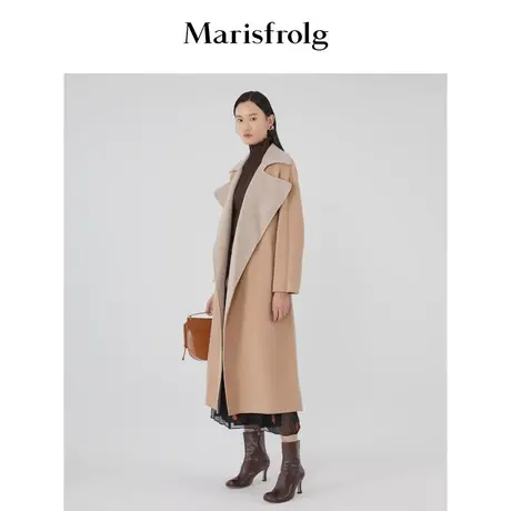 【奥莱清仓保暖季特价 】玛丝菲尔毛呢外套商品大图