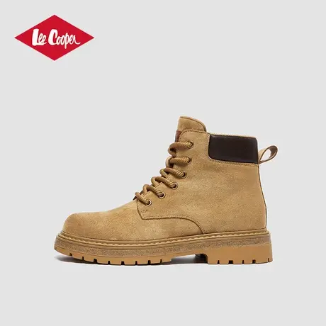 Lee Cooper2025春季新款大黄靴男商务休闲时尚马丁靴增高显瘦男靴商品大图