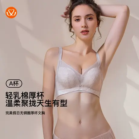 秀黛完美假日无钢圈厚杯文胸小胸聚拢厚杯蕾丝内衣文胸S6110014A商品大图